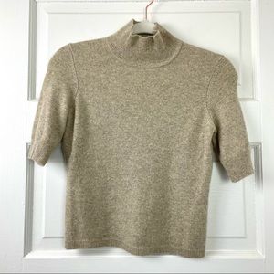 Ann Taylor Cashmere Mockneck Sweater